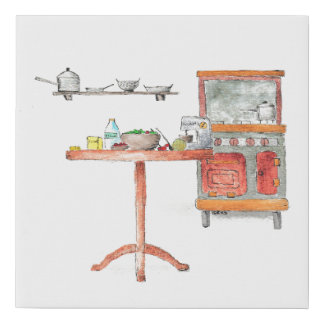 The Kitchable Faux Canvas Print