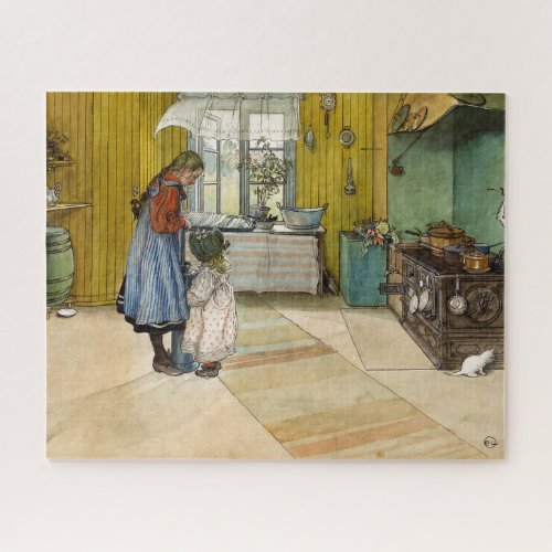 The Kitchen by Carl Larsson Jigsaw Puzzle