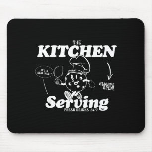 The kitchen pickleball gift for pickle ball player mouse pad
