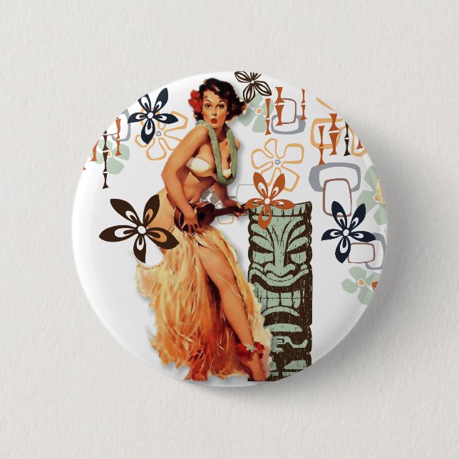 The Kitsch Bitsch : Aloha Oops! Button (Front)