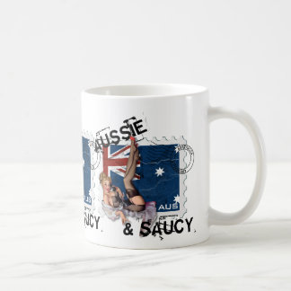 The Kitsch Bitsch : Aussie & Saucy Pin-Up Coffee Mug