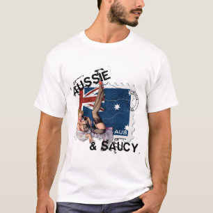 The Kitsch Bitsch : Aussie & Saucy Pin-Up T-Shirt