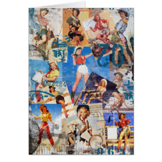 The Kitsch Bitsch : Destroyed Cowgirl Pin-Up No.1 Cards