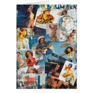 The Kitsch Bitsch : Destroyed Cowgirl Pin-Up No.2 Cards