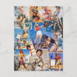 The Kitsch Bitsch : Destroyed Cowgirl Pin-ups No.1 Postcard at Zazzle
