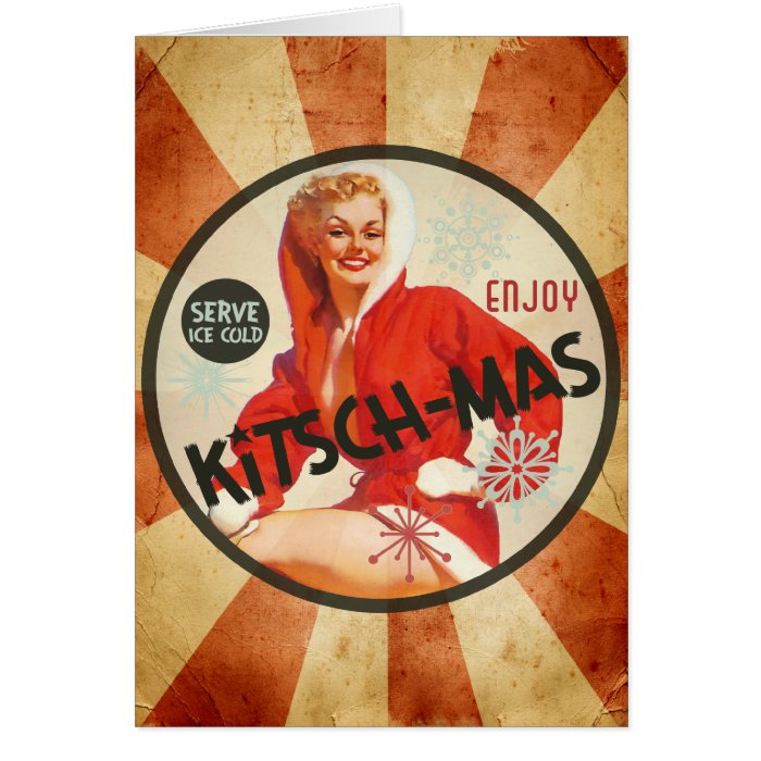 The Kitsch Bitsch  Enjoy Kitsch mas Greeting Cards