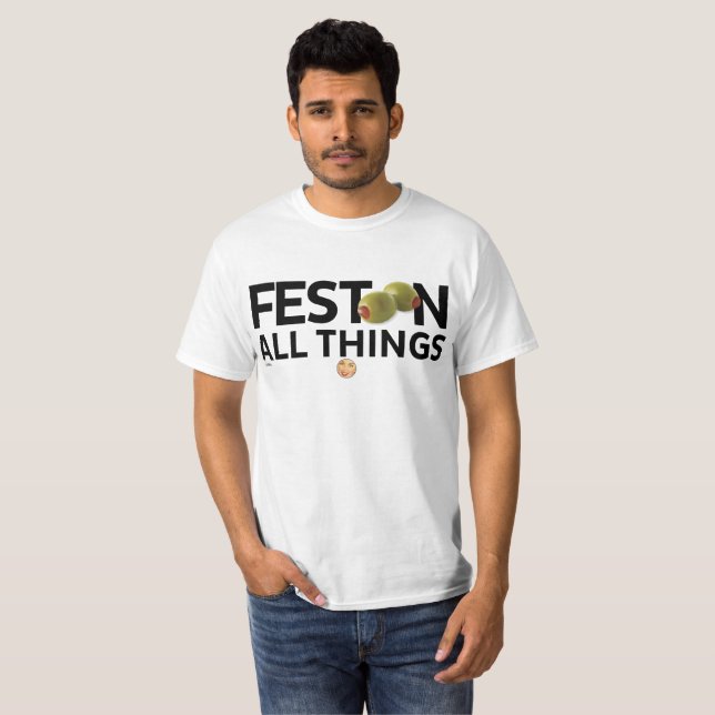 The Kitsch Bitsch™: Festoon All Things T-Shirt (Front Full)