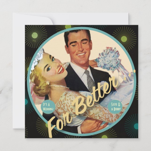The Kitsch Bitsch : For Better ... Invitation (Front)