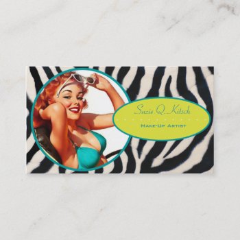 The Kitsch Bitsch : Glam-a-zon Business Card by kitschbitsch at Zazzle