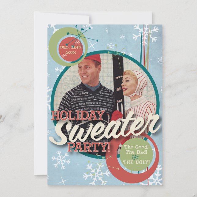 The Kitsch Bitsch : Holiday Sweater Party! Invitation (Front)