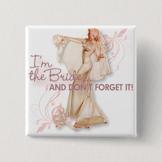 The Kitsch Bitsch : I'm The Bride! Pinback Button