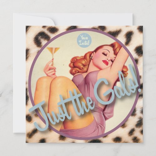 The Kitsch Bitsch : Just The Gals! Invitation