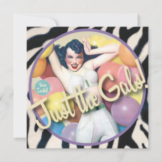 The Kitsch Bitsch : Just The Gals! Invitation