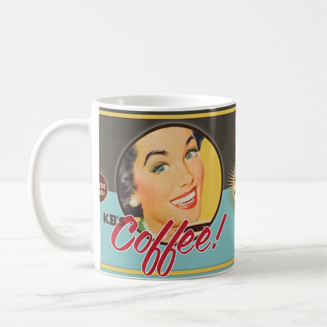 The Kitsch Bitsch : KB's Coffee! Coffee Mug (Left)