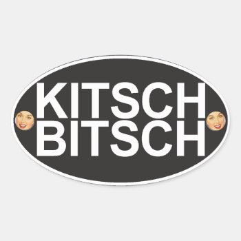 The Kitsch Bitsch : Kitsch Bitsch Car Sticker by kitschbitsch at Zazzle