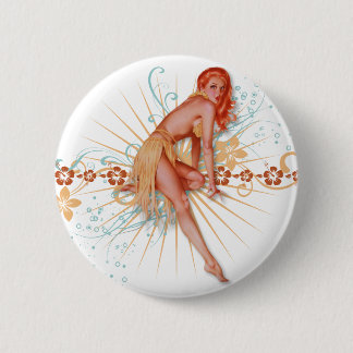 The Kitsch Bitsch : Luau Lovely! Pinback Button