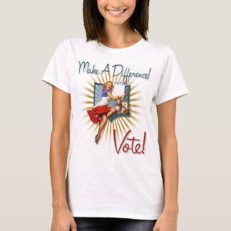 The Kitsch Bitsch : Make A Difference-Vote! T-Shirt