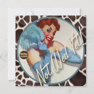 The Kitsch Bitsch : Not Wed Yet! Invitation