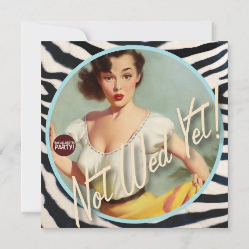 The Kitsch Bitsch : Not Wed Yet! Invitations