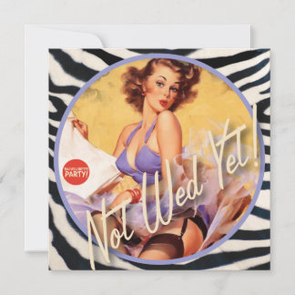 The Kitsch Bitsch : Not Wed Yet! Invitation