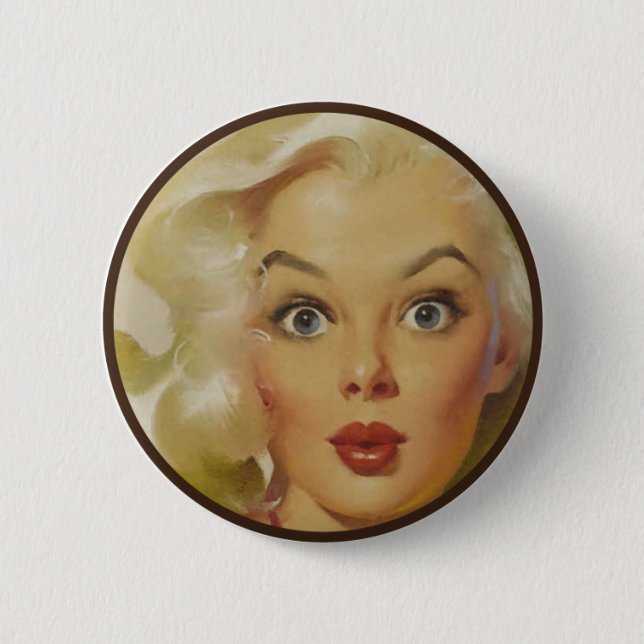 The Kitsch BItsch : Pin-Up Portraits Button (Front)