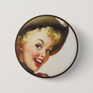 The Kitsch BItsch : Pin-Up Portraits Button