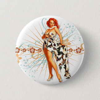The Kitsch Bitsch : Tattoo Tiki! Pinback Button