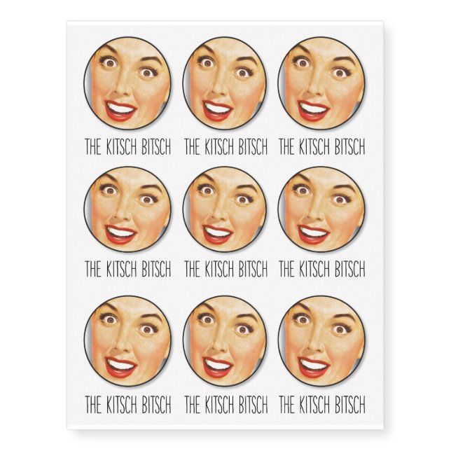 The Kitsch Bitsch™: Temporary Tattoos (Front)