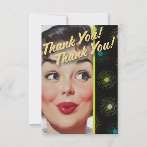 The Kitsch Bitsch : Thank You! Thank You! Thank You Card