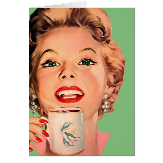 The Kitsch Bitsch : Vintage Coffee Graphic Card