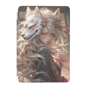 The Kitsune's Silent Vow   Japanese Fox Samurai iPad Mini Cover