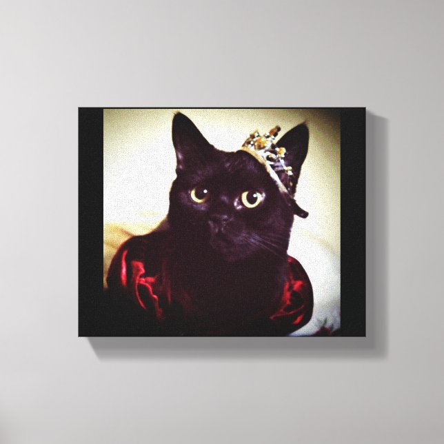 The Kitty Princess Canvas Print (Front)