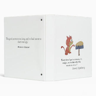 The Kitty & the Zoetrope  3 Ring Binder