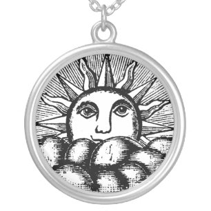 The Kneph Masonic Symbol Sun Freemasonry Necklace