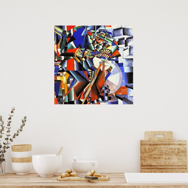 The Knife Grinder, famous painting, Poster (Kitchen)