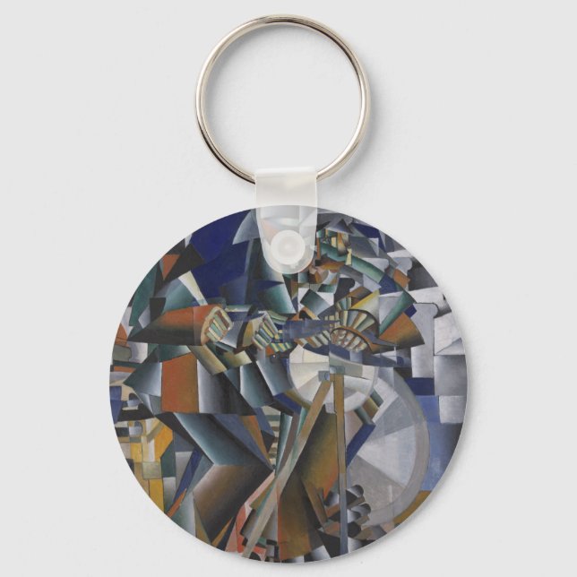 The Knife Grinder or Principle of Glittering Keychain (Front)