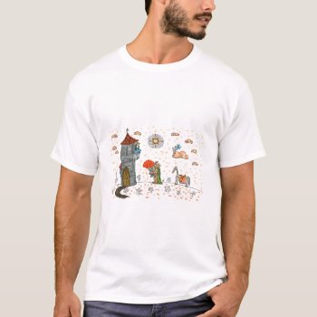 The Knight And The Lady T-shirt by vladstudio at Zazzle
