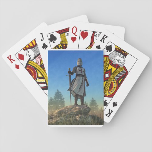 The Knight Templar Poker Cards
