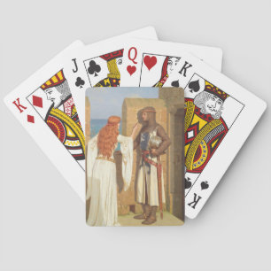 The Knight's Shadow (by Edmund Blair Leighton) Poker Cards