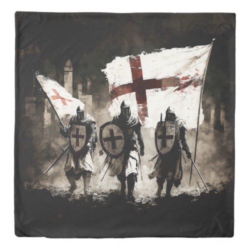 The Knights Templar Enter the Holy City     Duvet Cover