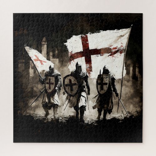 The Knights Templar Enter the Holy City   Jigsaw Puzzle