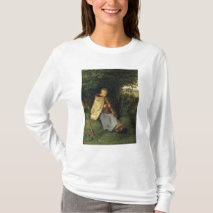 The Knitter or, The Seated Shepherdess, 1858-60 T-Shirt