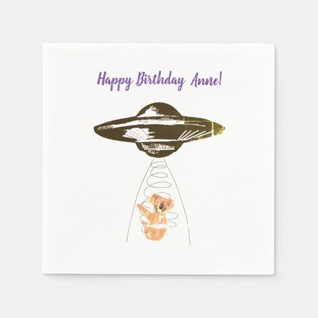 The Koala Abduction Napkins (Front)