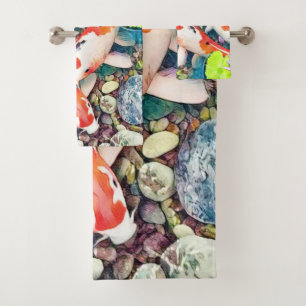 The Koi Pond Bath Towel Set