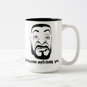 The Koksmann Watching You! Two-Tone Coffee Mug
