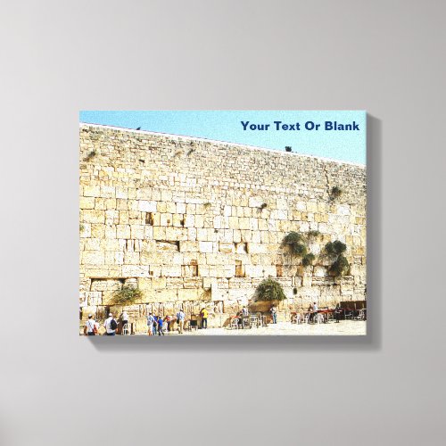 The Kotel _ Western Wall Canvas Print