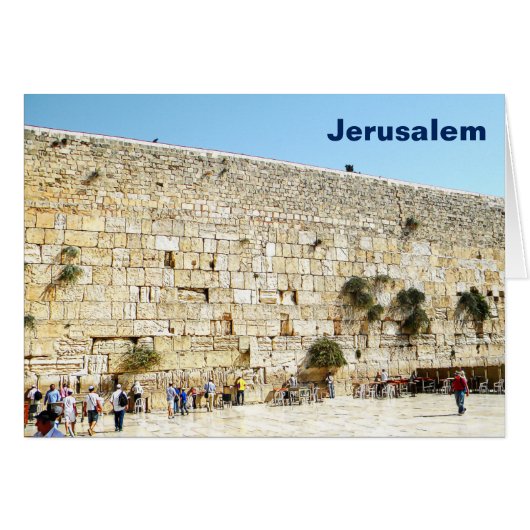 The Kotel - Western Wall Cards (Front Horizontal)