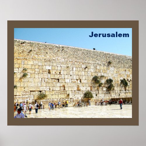 The Kotel _ Western Wall Poster