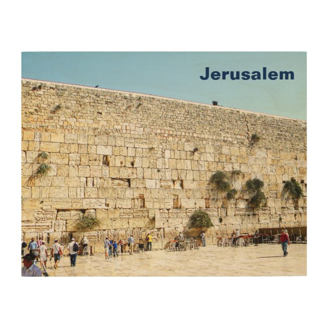 The Kotel - Western Wall Wood Wall Art (Front)