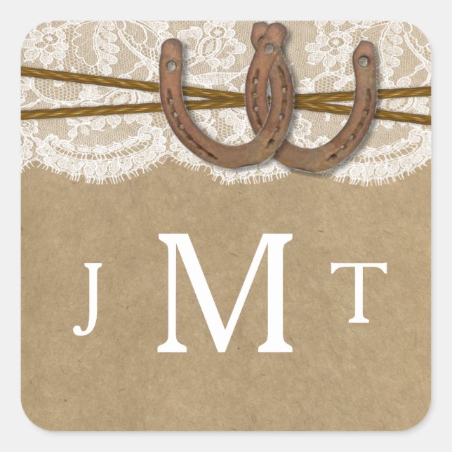 The Kraft, Lace & Horseshoe Collection Seals (Front)